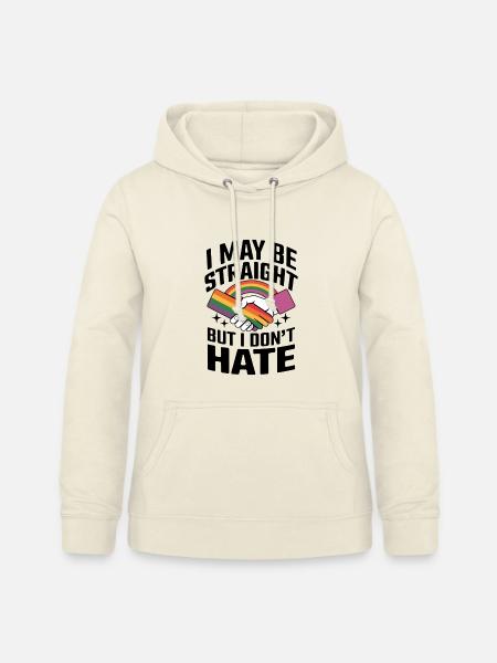 Regenbogen-Händedruck der Einheit - Frauen Hoodie - Vanille-Milchshake