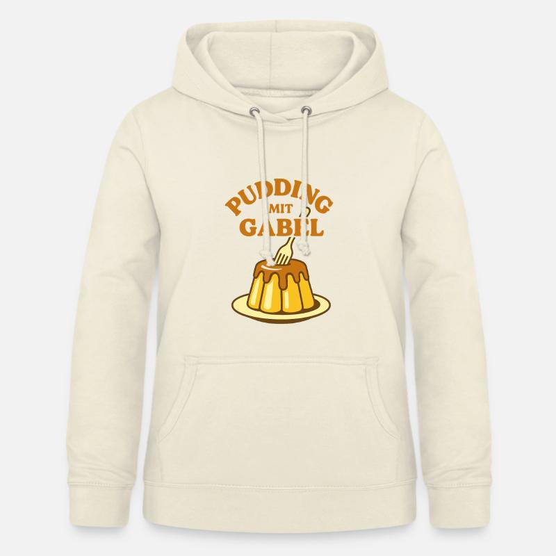 Pudding à la fourchette - Sweat à capuche Femme - vanille