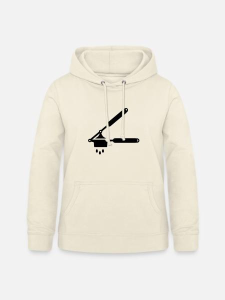Knoblauch Presse oder Spätzle Presse - Frauen Hoodie - Vanille-Milchshake