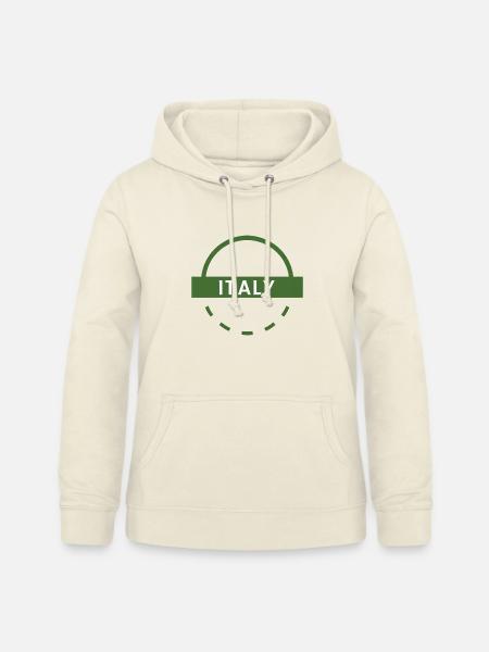 Italiengrünes Emblem - Frauen Hoodie - Vanille-Milchshake
