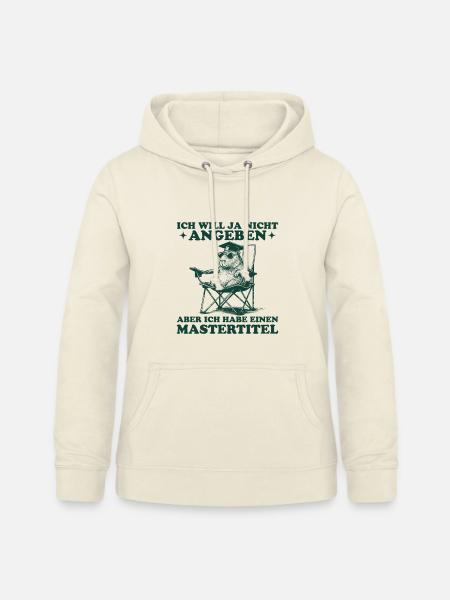 Mastertitel Capybara mit Master Abschluss - Frauen Hoodie - Vanille-Milchshake