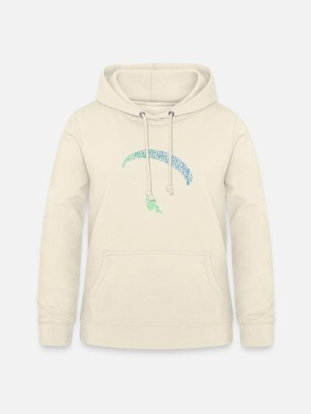 Geschenkidee für eine Paragliderin mit Paragleiten - Frauen Hoodie - Vanille-Milchshake
