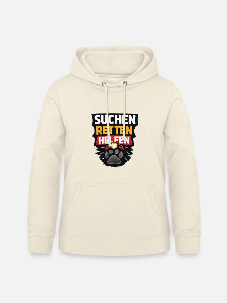 Rettungshund Suchen Retten Helfen - Frauen Hoodie - Vanille-Milchshake