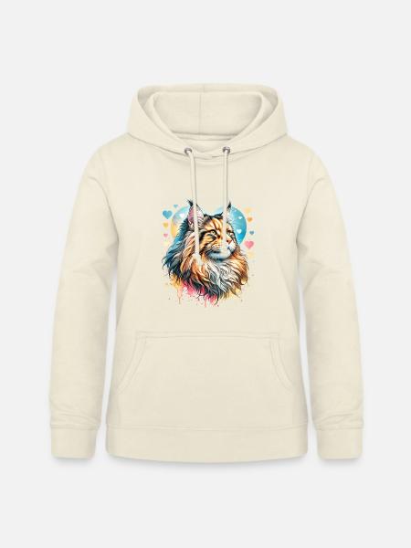 Maine Coon - Frauen Hoodie - Vanille-Milchshake