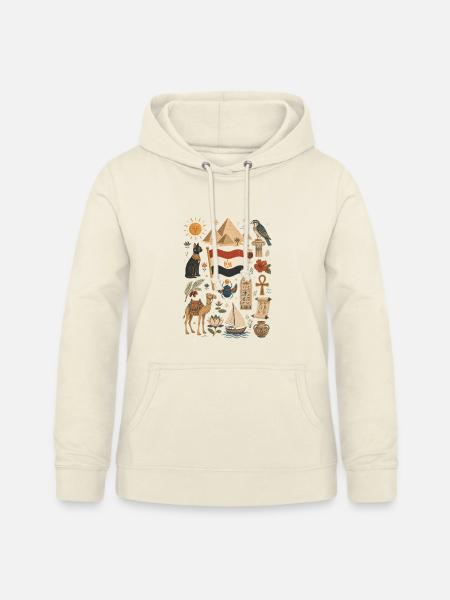 Ägypten | Pyramiden, Nil & Antike - Frauen Hoodie - Vanille-Milchshake