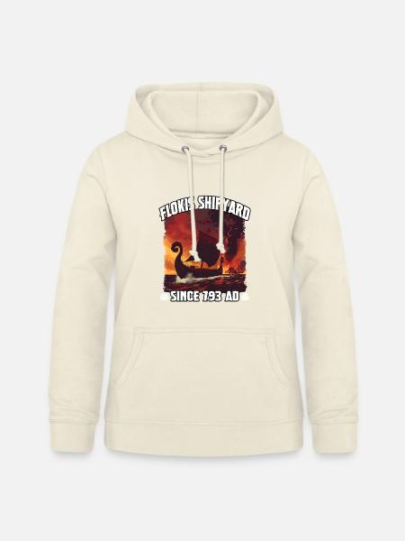 Floki Schiffswerft Feuer 193AD - Frauen Hoodie - Vanille-Milchshake