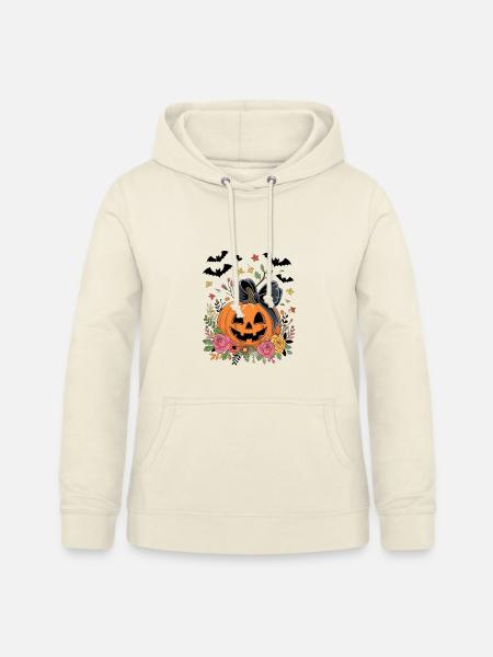 Halloween Kürbis - Frauen Hoodie - Vanille-Milchshake