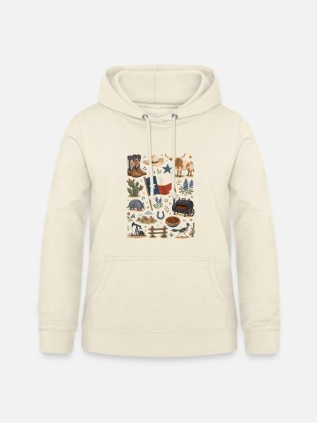 Texas | Cowboy, BBQ & Wildwest - Frauen Hoodie - Vanille-Milchshake