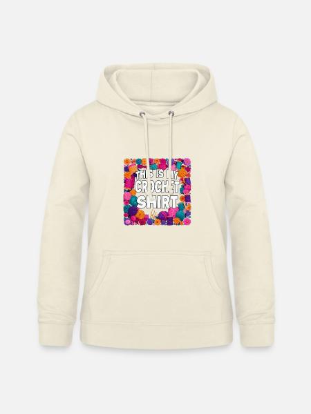 Häkelshirt Farbexplosion - Frauen Hoodie - Vanille-Milchshake