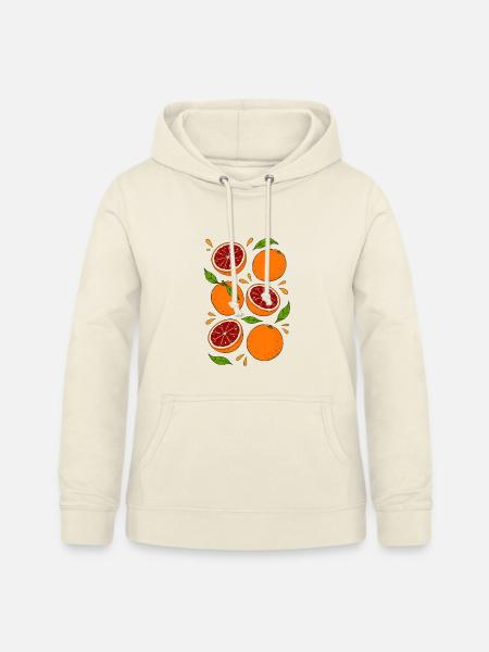 Blutorange | Zitrusfrucht & Botanik - Frauen Hoodie - Vanille-Milchshake