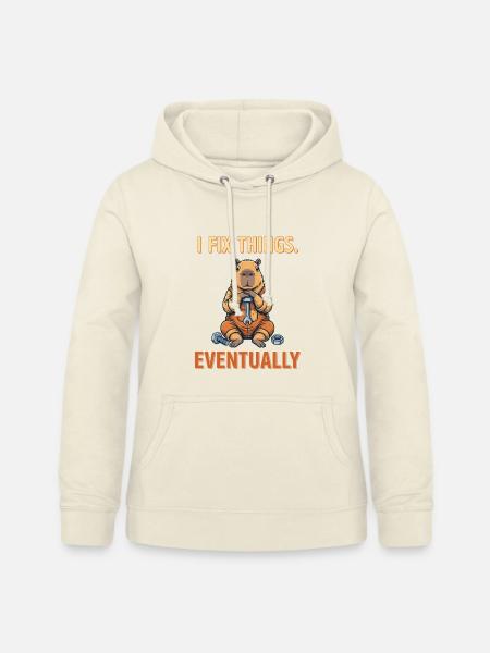 Capybara Schrauber - Frauen Hoodie - Vanille-Milchshake