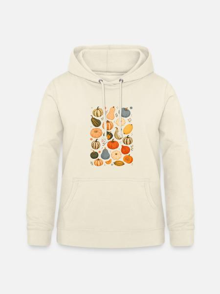Kürbissorten | Herbst & Ernte - Frauen Hoodie - Vanille-Milchshake