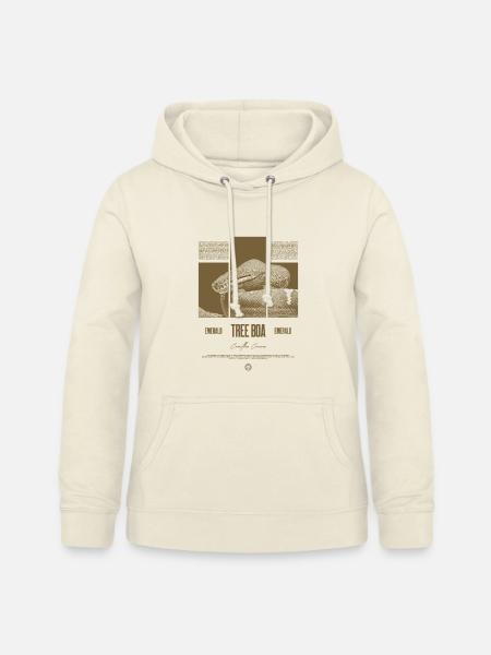 Smaragdbaumboa-Schlangenbesitzer und Reptilienhalter - Frauen Hoodie - Vanille-Milchshake