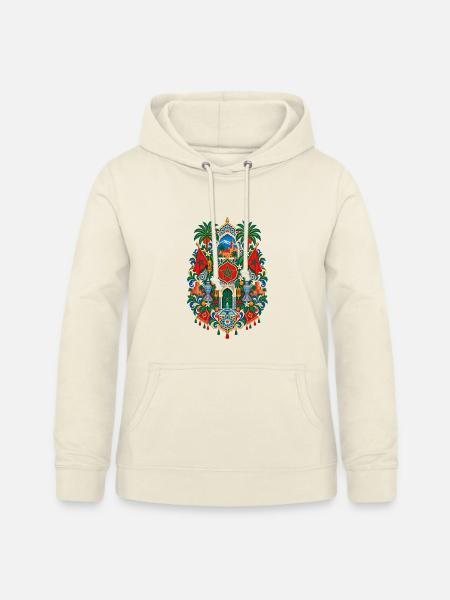 Marokko | Mosaik, Palmen & Medina - Frauen Hoodie - Vanille-Milchshake