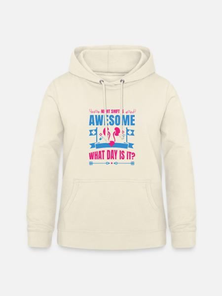 Urologie-krankenschwester-anerkennung Nachtschicht - Frauen Hoodie - Vanille-Milchshake