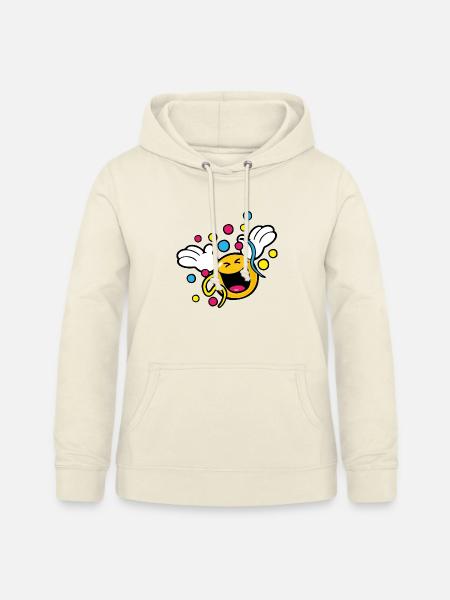 Smiley New Year Woop - Frauen Hoodie - Vanille-Milchshake
