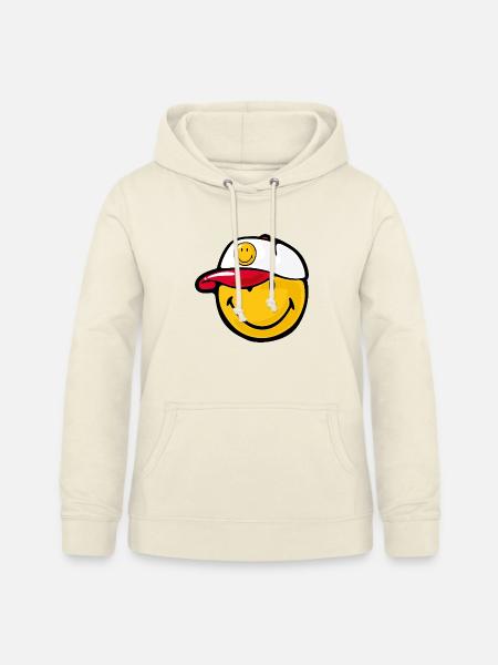 Smiley Baseball Pitcher - Frauen Hoodie - Vanille-Milchshake