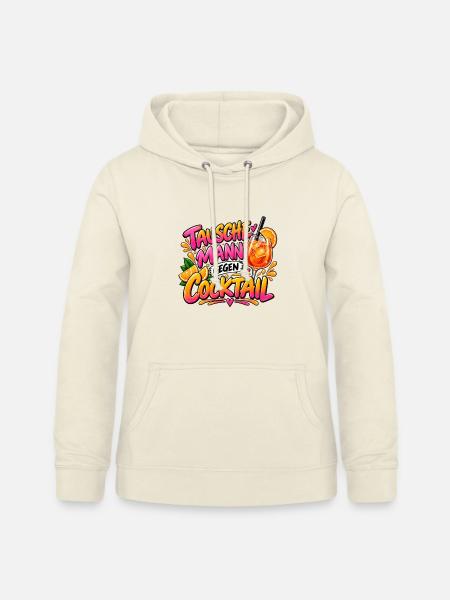 Tausche Mann gegen Cocktail - Frauen Hoodie - Vanille-Milchshake