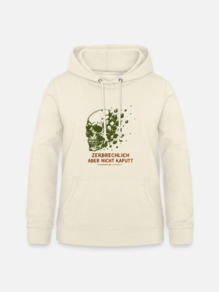 Zerbrechlich, aber nicht kaputt - Frauen Hoodie - Vanille-Milchshake