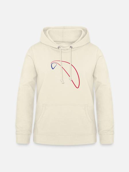 Paragliding Logo 3 - Frauen Hoodie - Vanille-Milchshake