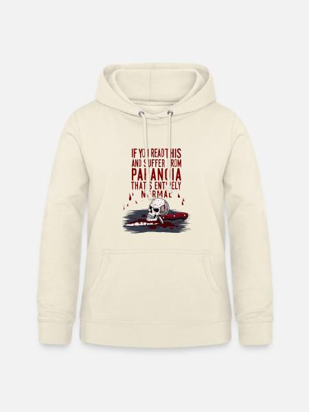 Normale Paranoia - Frauen Hoodie - Vanille-Milchshake