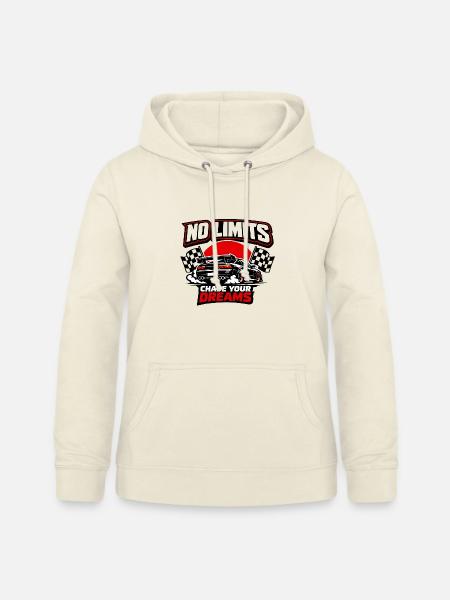 No Limits – Chase Your Dreams Auto - Frauen Hoodie - Vanille-Milchshake