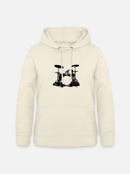 Schlagzeug - Frauen Hoodie - Vanille-Milchshake