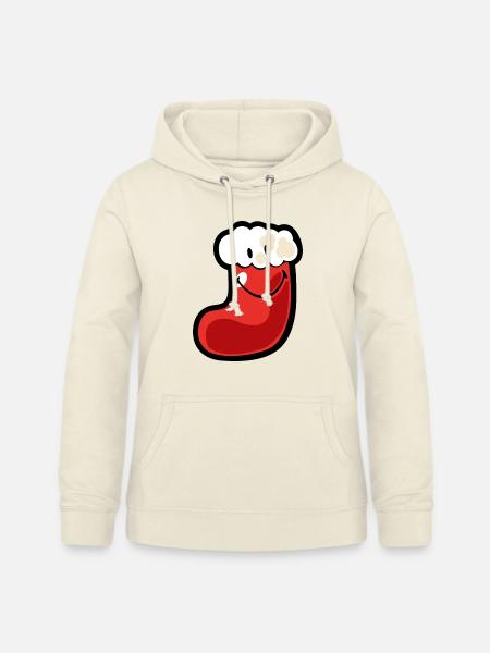 Smiley Christmas Stocking - Frauen Hoodie - Vanille-Milchshake