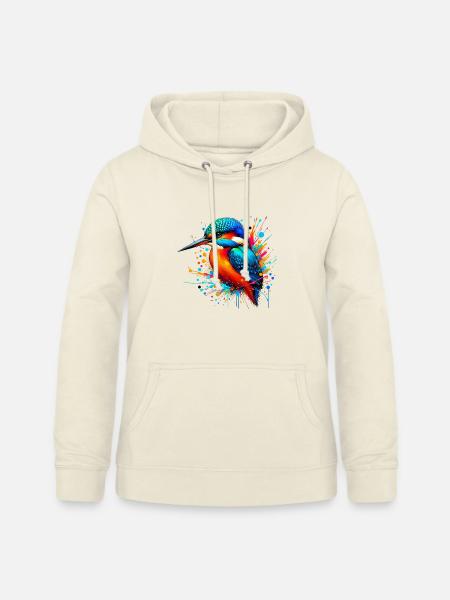 Eisvogel - Frauen Hoodie - Vanille-Milchshake