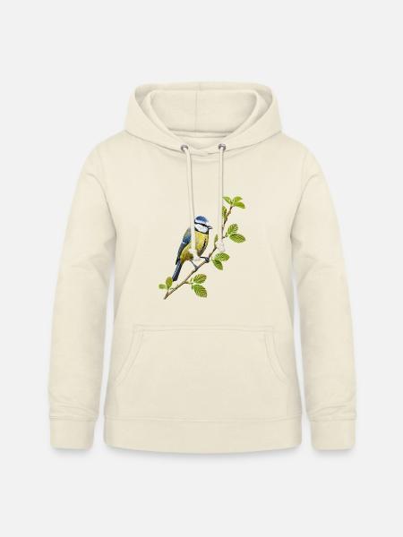 Blaumeise - Frauen Hoodie - Vanille-Milchshake