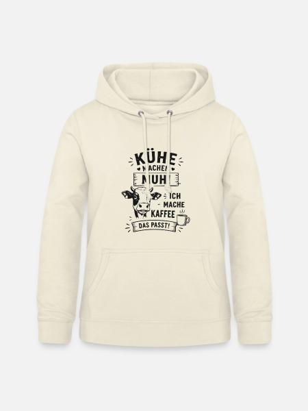 Kuh Muh Kaffee Das Passt - Frauen Hoodie - Vanille-Milchshake