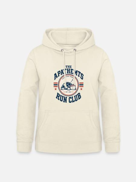 APATHETMTS Run Club Schildkröte - Frauen Hoodie - Vanille-Milchshake