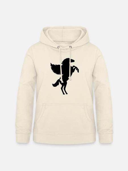 Pegasus Pferd - Frauen Hoodie - Vanille-Milchshake
