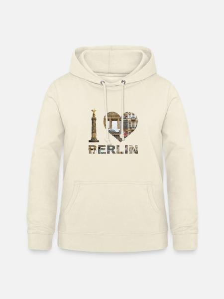 I Love Berlin – Urban Architecture - Frauen Hoodie - Vanille-Milchshake