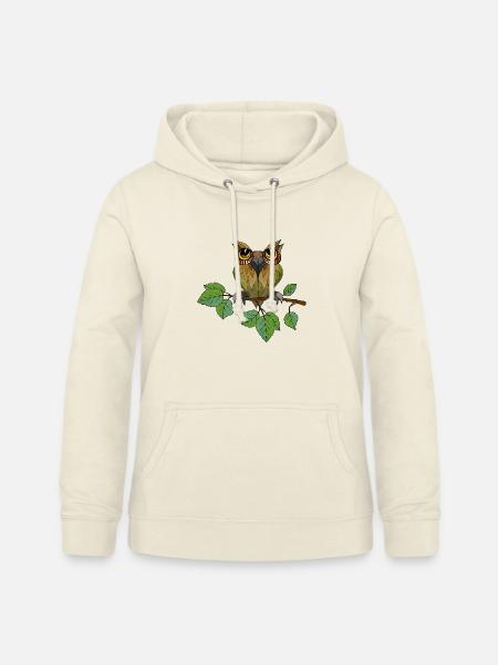 Eulenvogel - Frauen Hoodie - Vanille-Milchshake