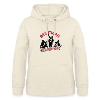 begleitservice junggesellenabschied bräutigam - Frauen Hoodie - Vanille-Milchshake - Vorne - AI Model Female 172 light (172cm)
