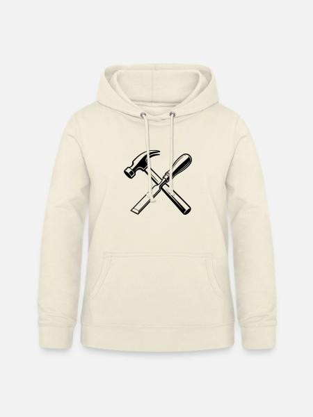 Schreiner Werkzeug Emblem - Frauen Hoodie - Vanille-Milchshake