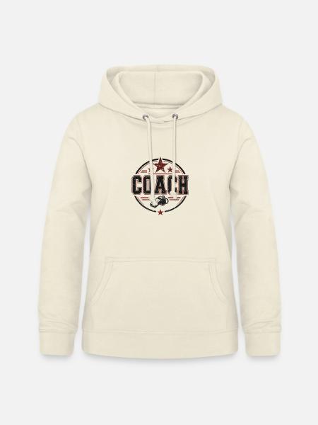 Coach - Trainer - Training - trainieren - Sport - Frauen Hoodie - Vanille-Milchshake