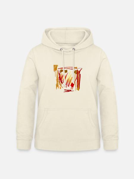 Abstrakter Hintergrund - - Frauen Hoodie - Vanille-Milchshake