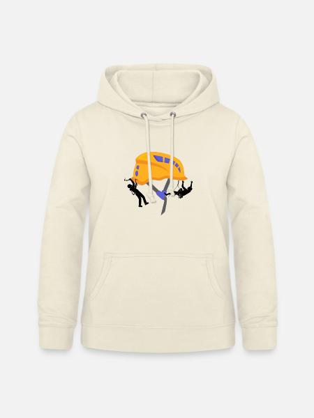 klettern bouldern felsklettern berge Bergsport - Frauen Hoodie - Vanille-Milchshake