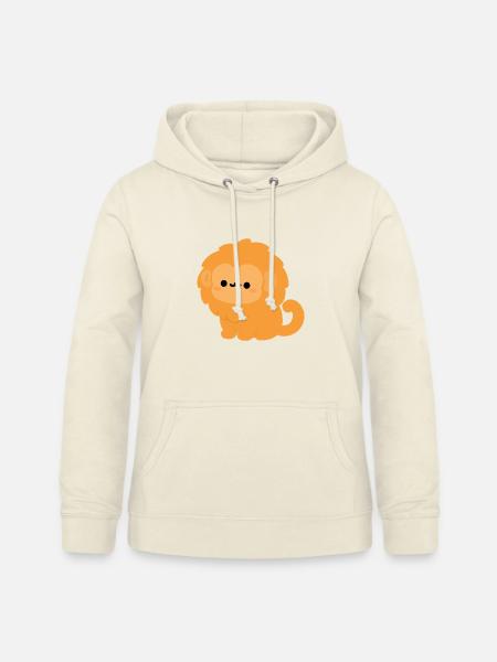 Goldener Löwe Tamarin-Affe - Frauen Hoodie - Vanille-Milchshake