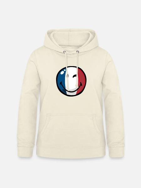 Smiley France - Frauen Hoodie - Vanille-Milchshake