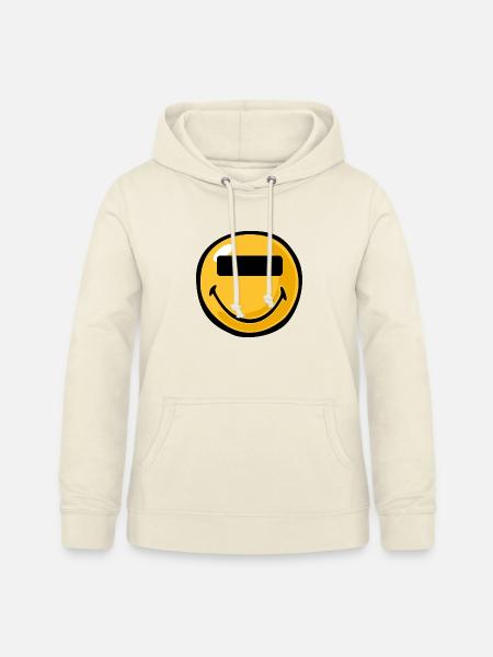 Smiley anonymous - Frauen Hoodie - Vanille-Milchshake