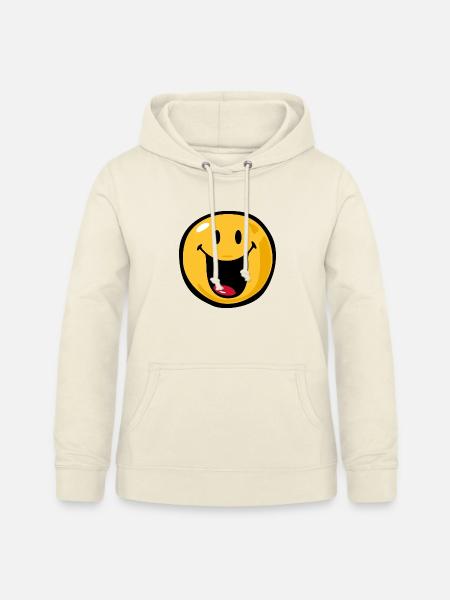Smiley happy welcome - Frauen Hoodie - Vanille-Milchshake
