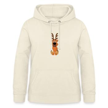 REH - KOFFER - REISE - URLAUB - AUSWANDERER - Frauen Hoodie - Vanille-Milchshake - Vorne - AI Model Female 172 light (172cm)