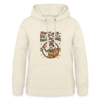 Knight of Deadlines - Frauen Hoodie - Vanille-Milchshake - Vorne - AI Model Female 172 light (172cm)