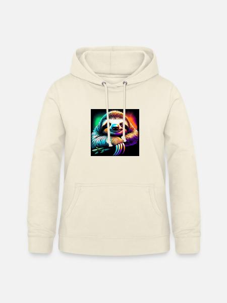 Faultier - Frauen Hoodie - Vanille-Milchshake