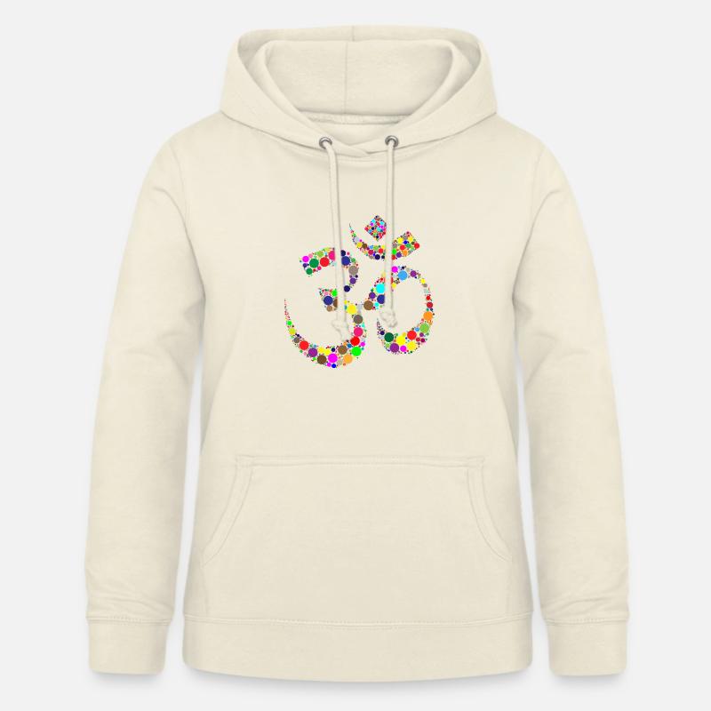 om - Sweat à capuche Femme - vanille