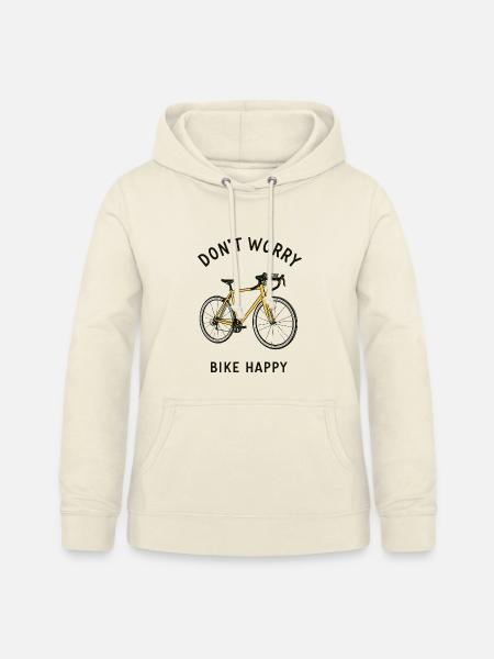 Bike happy - Frauen Hoodie - Vanille-Milchshake