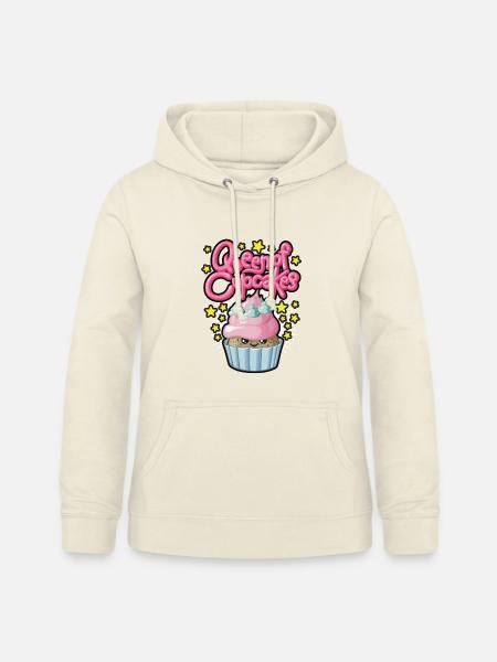 Queen of cupcakes - Frauen Hoodie - Vanille-Milchshake